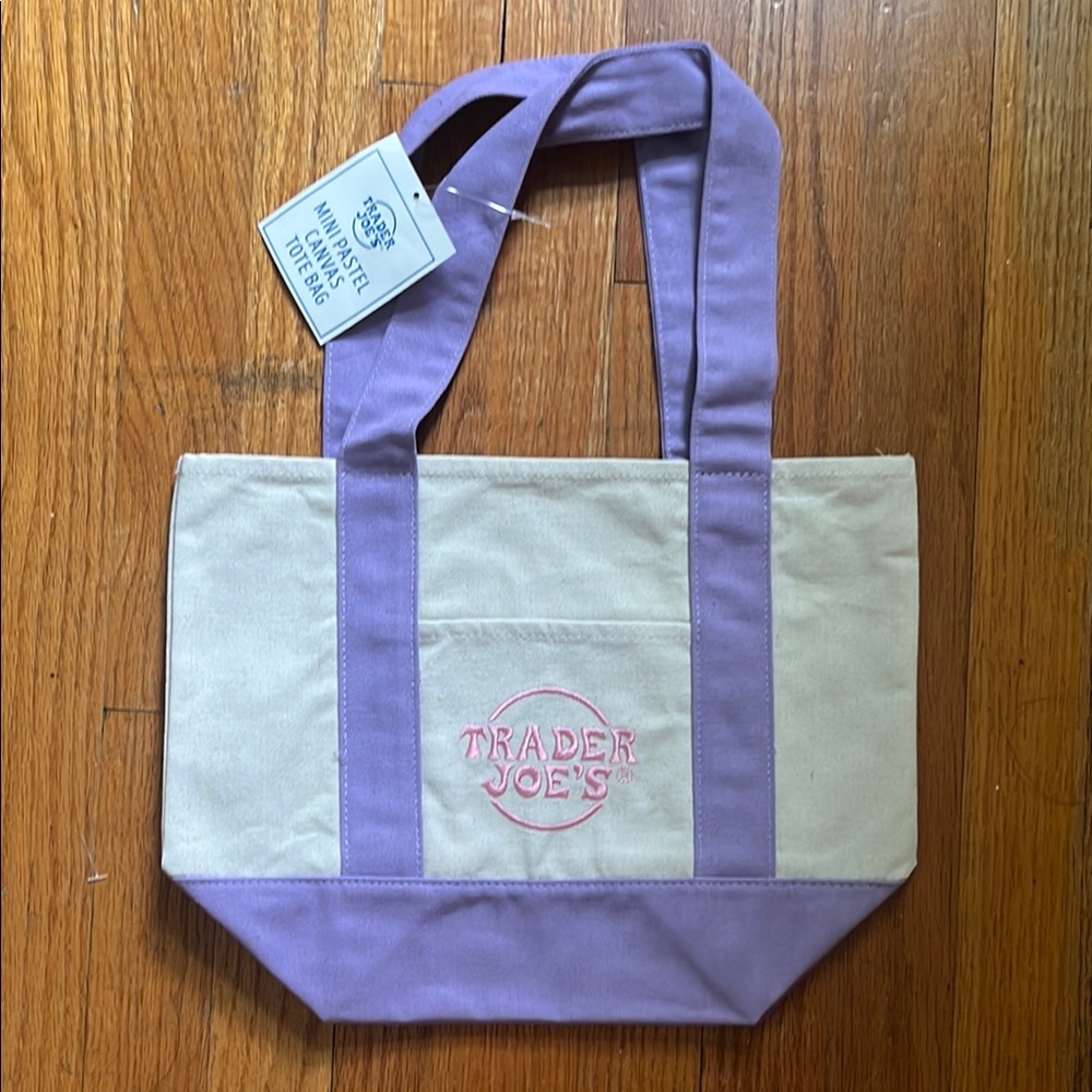 Trader Joe’s Mini Purple Tote Bag